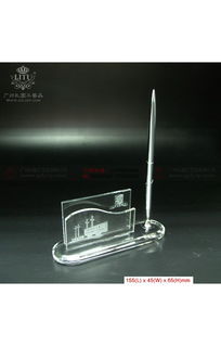 广州水晶笔筒办公用品笔筒单位领导会议礼品好看的笔筒